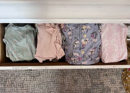 Baby dresser Organization nursery decor 