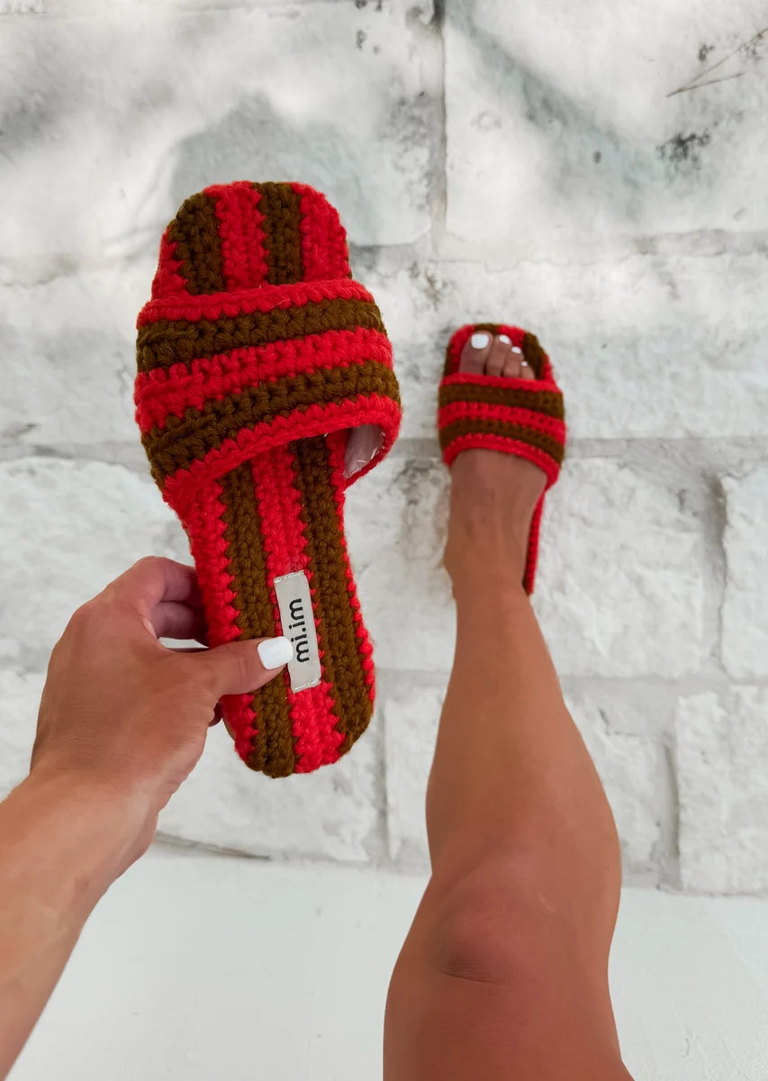 Loom Crochet Slide Sandal | CK Squared Boutique
