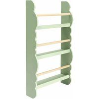Woltu - Children bookcases Kids Display Bookshelf Storage Unit Shelving Wooden Rack Green - Green | ManoMano UK