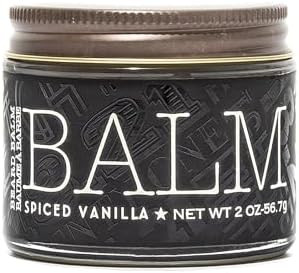18.21 Man Made Beard Balm for Men, Spiced Vanilla, 2 fl. oz - Premium Grooming Cream with Low Shi... | Amazon (US)
