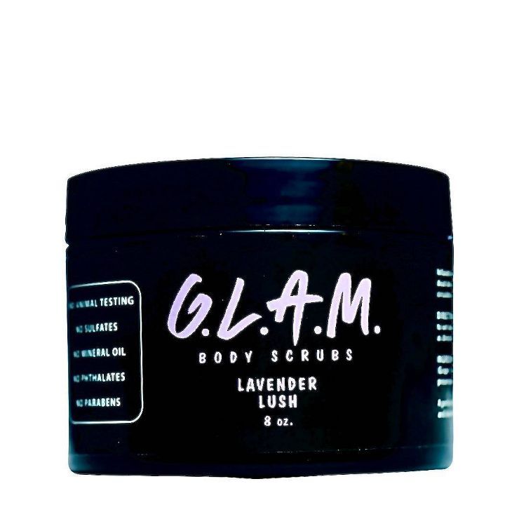G.L.A.M. Body Scrubs Lavender Lush Body Scrub - 8oz | Target
