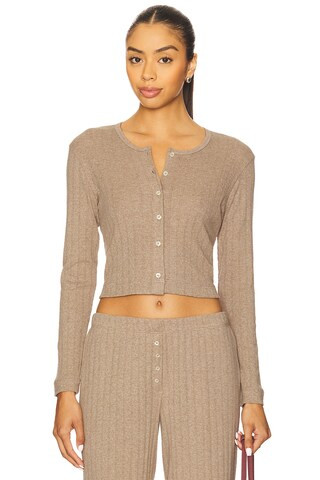 Pointelle Crop Cardigan
                    
                    LESET | Revolve Clothing (Global)