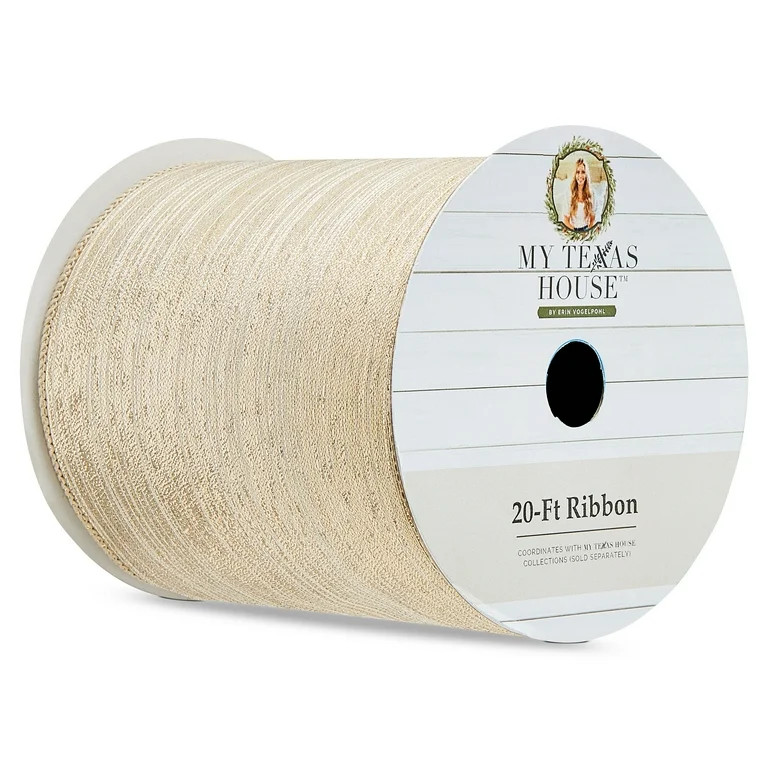 Gold Christmas Ribbon, 20', by My Texas House | Walmart (US)