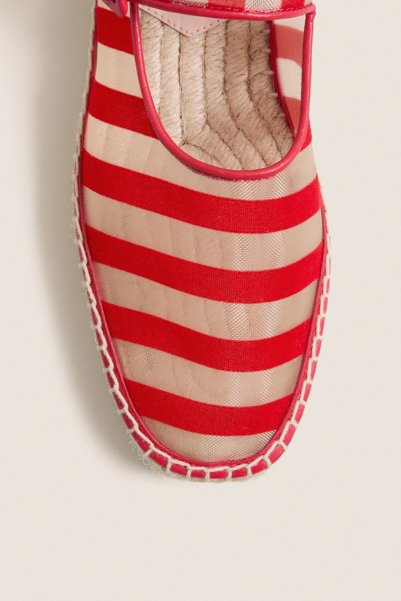 Red Caramel Rugby Stripe Clover Flats | Tuckernuck (US)