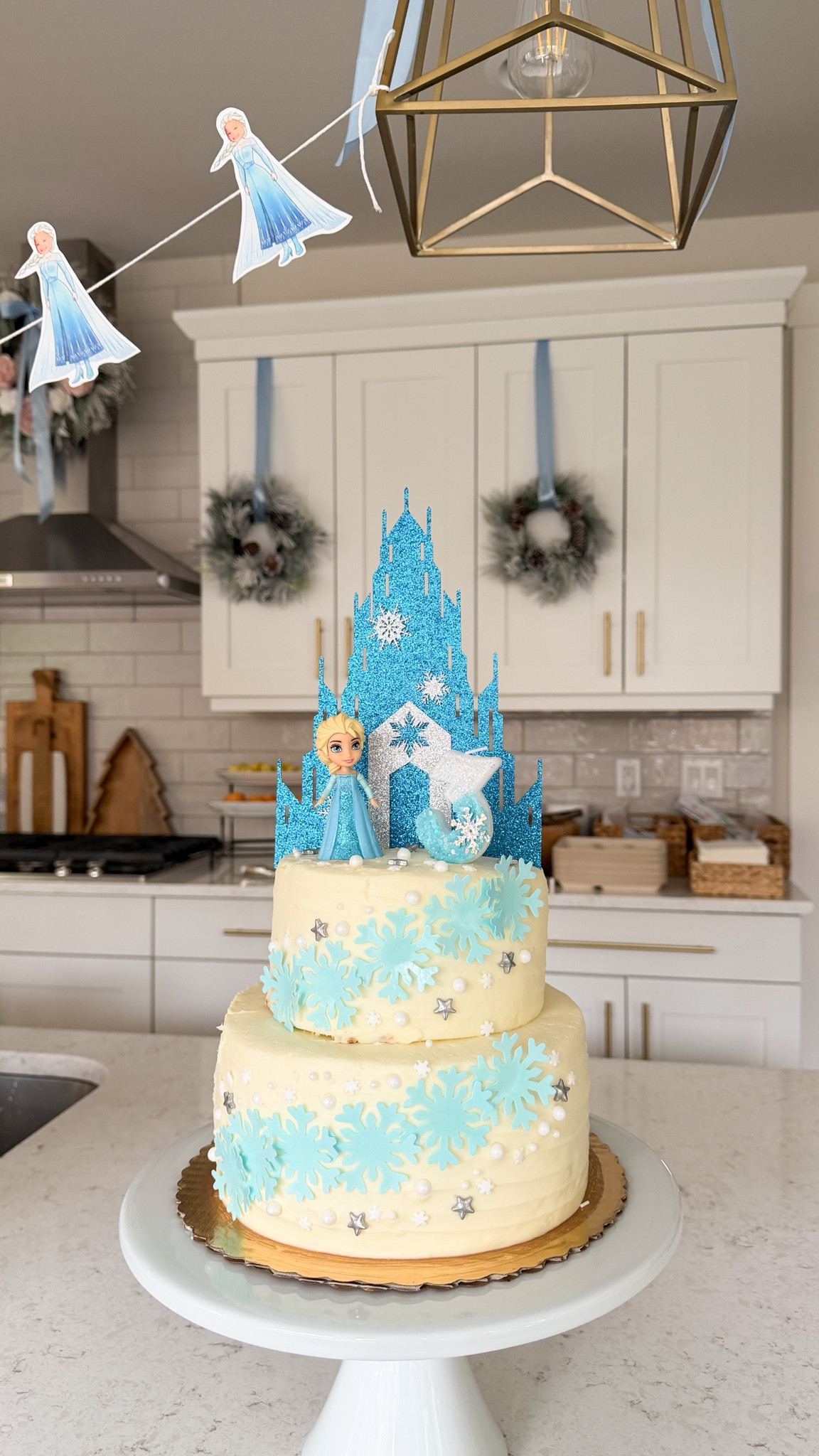 DIY Frozen themed cake for my daughter’s bday!

Elsa doll, whole foods cake, boba straws, birthday candles, snowflake sprinkles, edible snowflakes, frozen castle cake topper 

#LTKHome #LTKKids #LTKHoliday