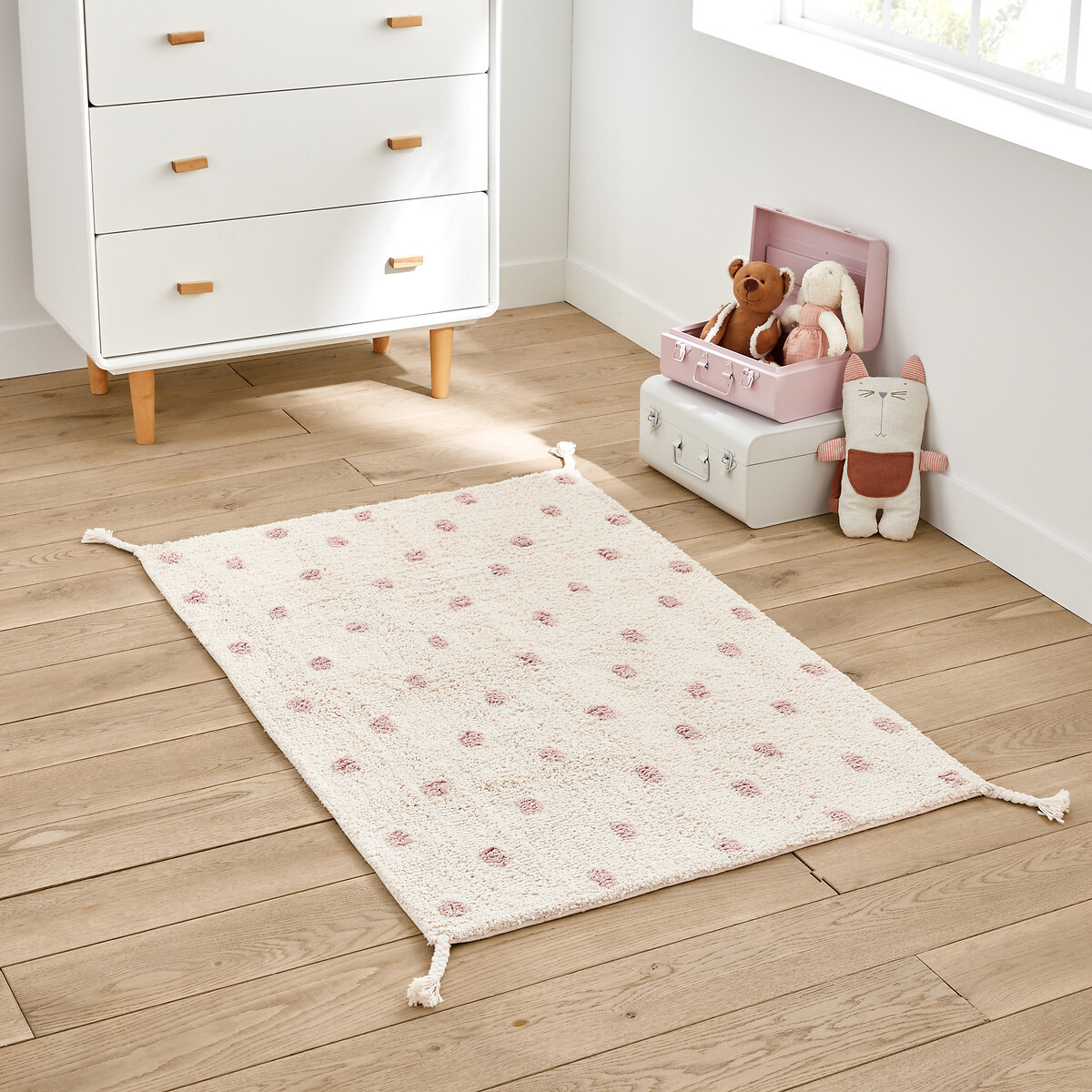 Jay Spotted Cotton Rug | La Redoute (UK)