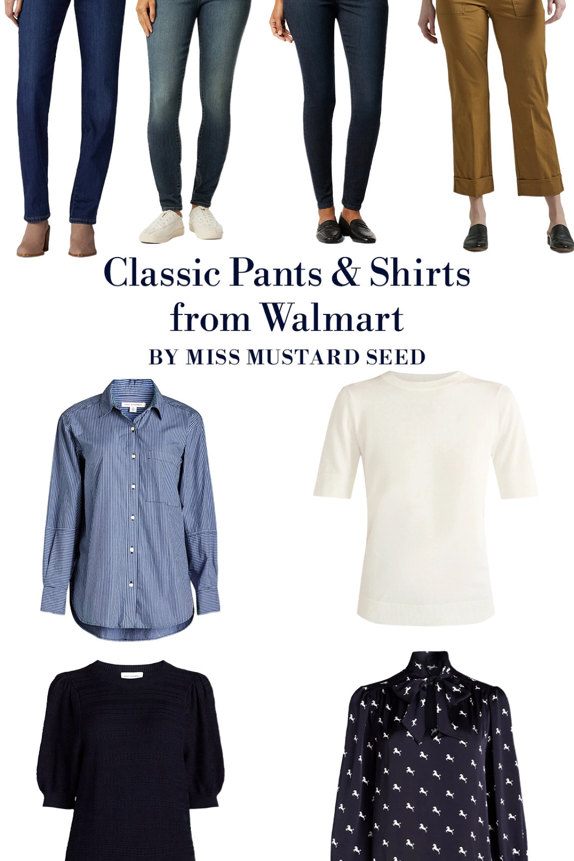 Here are a few more favorites from the new @walmartfashion Free Assembly fall launch. #walmartpartner. I love the classic colors and mix & match options in this line. I paired some of my favorite shirts with comfy, slimming jeans. #walmartfashion

#LTKstyletip #LTKmidsize #LTKSeasonal