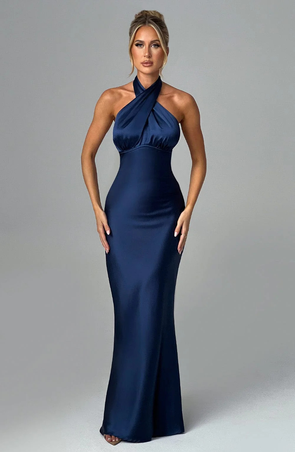 Dimitra Maxi Dress - Navy | Babyboo (global)