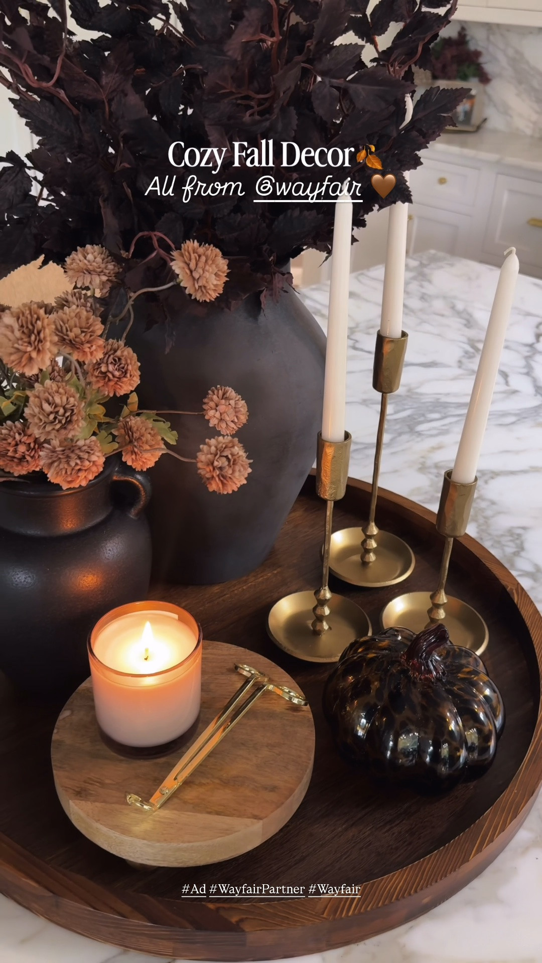 #Ad Comment COZY for 🔗s!🍂🤎Layering warm wood tones, cozy textures + neutral decor to make the house feel extra inviting this time of year. @Wayfair makes it way too easy to create that elevated, cozy fall look without overdoing it.

#liketkit #WayfairPartner #Wayfair #Fallhomedecor #Falldecor

#LTKHome