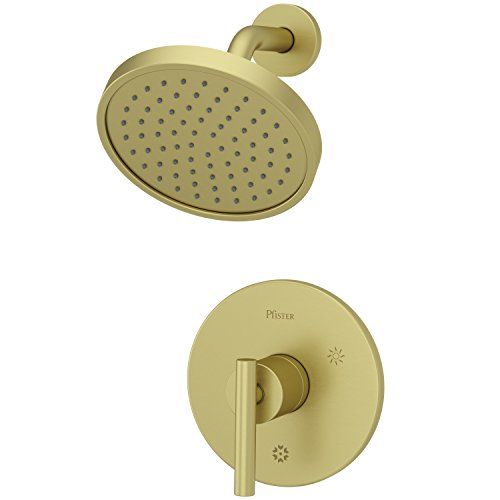 Pfister LG898NCBG Contempra 1-Handle Tub and Shower Trim, Brushed Gold | Amazon (US)