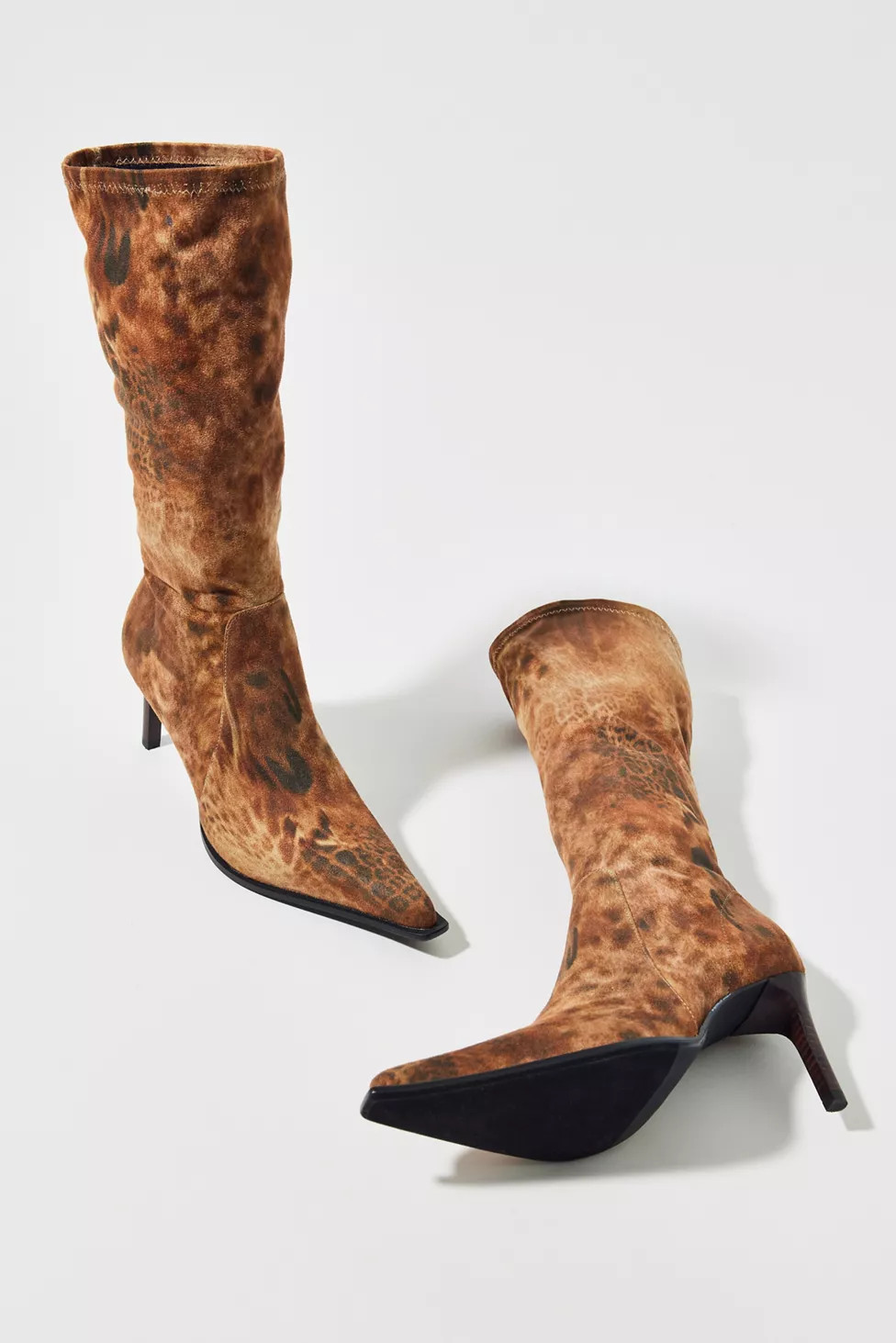 UO Billie Printed Stretch Boot | Urban Outfitters (US and RoW)