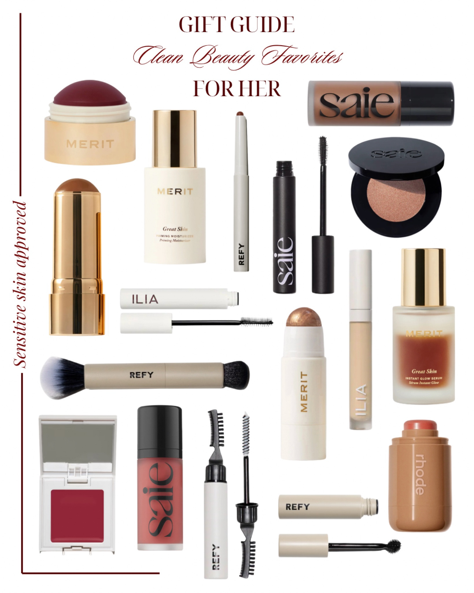 Cyber Monday deals on my favorite sensitive skin & eczema friendly makeup.
Merit - 20% off & free miniature signature bag with every purchase 
Saie - 25% off 
Ilia - 20% off 
Refy - 20% off
 

#LTKSaleAlert #LTKGiftGuide #LTKCyberWeek