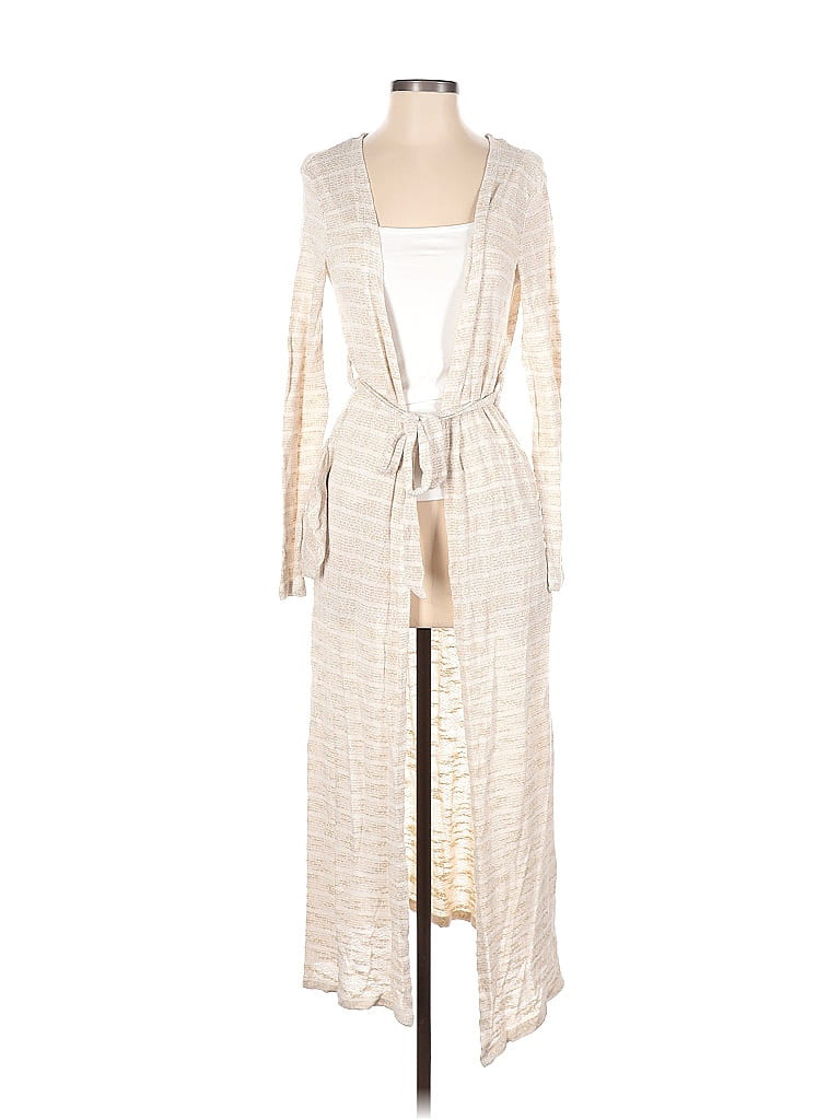 L Space Solid Tan Cardigan Size XS - 81% off | thredUP