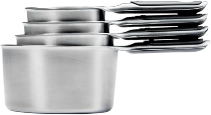 OXO Good Grips 4 Piece Stainless Steel Measuring Cups with Magnetic Snaps | Amazon (US)