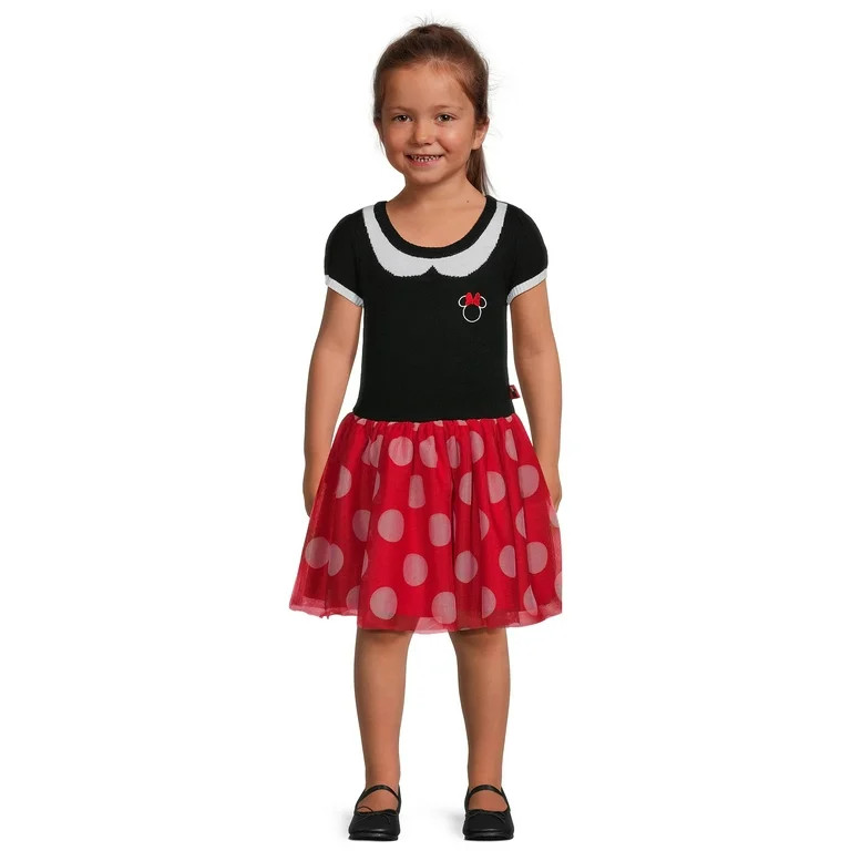 Disney Toddler Girls Minnie Mouse Cosplay Dress, Sizes 12M-5T - Walmart.com | Walmart (US)