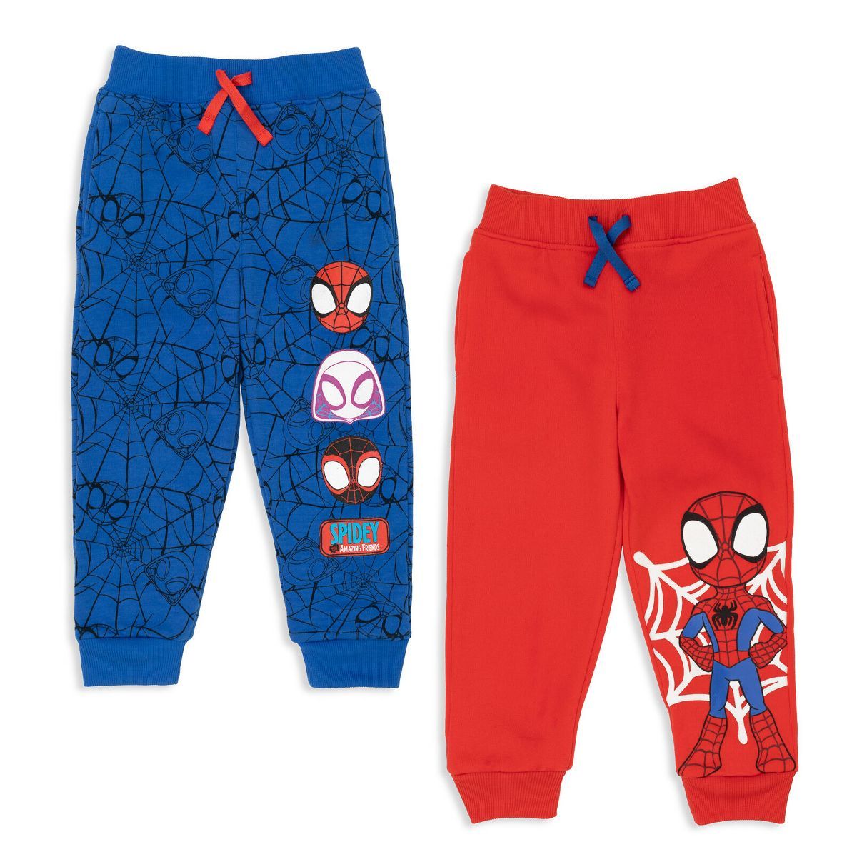 Marvel Spider-Man Spidey and His Amazing Friends Fleece 2 Pack Pants | Target