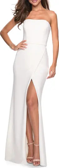 Strapless Jersey Evening Dress | Nordstrom