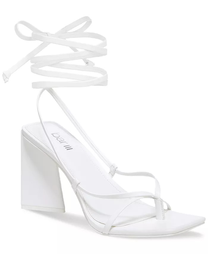 Bar III Auroraa Lace-Up Dress Sandals, Created for Macy's - Macy's | Macys (US)