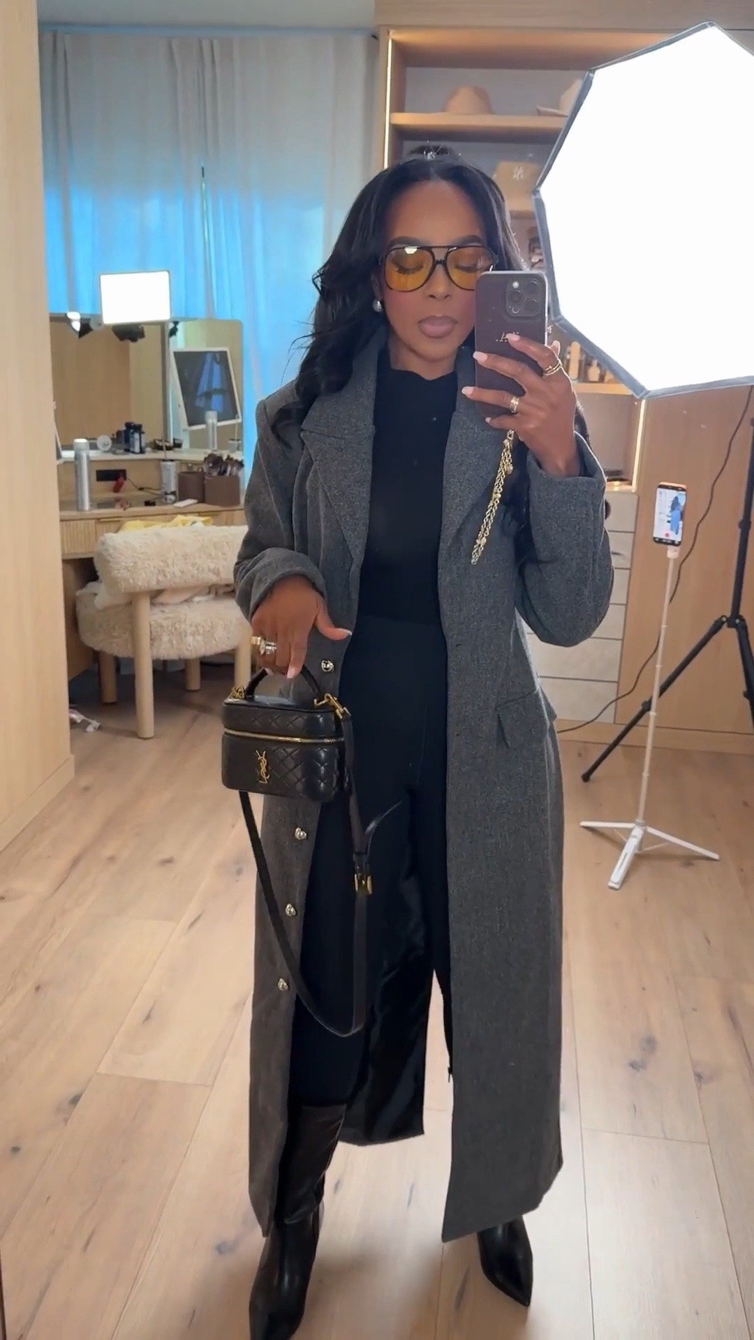 Winter Layering, Done Right

A timeless black base styled with a tailored gray coat creates an effortlessly polished look that always works. Clean lines, classic neutrals, and easy proportions make this outfit feel elevated without trying too hard — the kind of look you can rely on again and again.

Built around everyday staples that mix seamlessly with the rest of your closet, this is a true cost-per-wear win. Swap shoes, layers, or accessories and you’ve got multiple outfits from the same foundation.

Perfect for:
• Workdays
• Dinner plans
• City errands
• Travel days

📏 Sizing:
Top & coat: Small
Pants: 27 Long

📐 Measurements:
5’4” · 138 lbs · 34D · 27” waist · 40” hips

Save this post for an elevated winter neutral look you’ll keep reaching for all season.

Follow me on Instagram and YouTube @kirasfashionfinds

