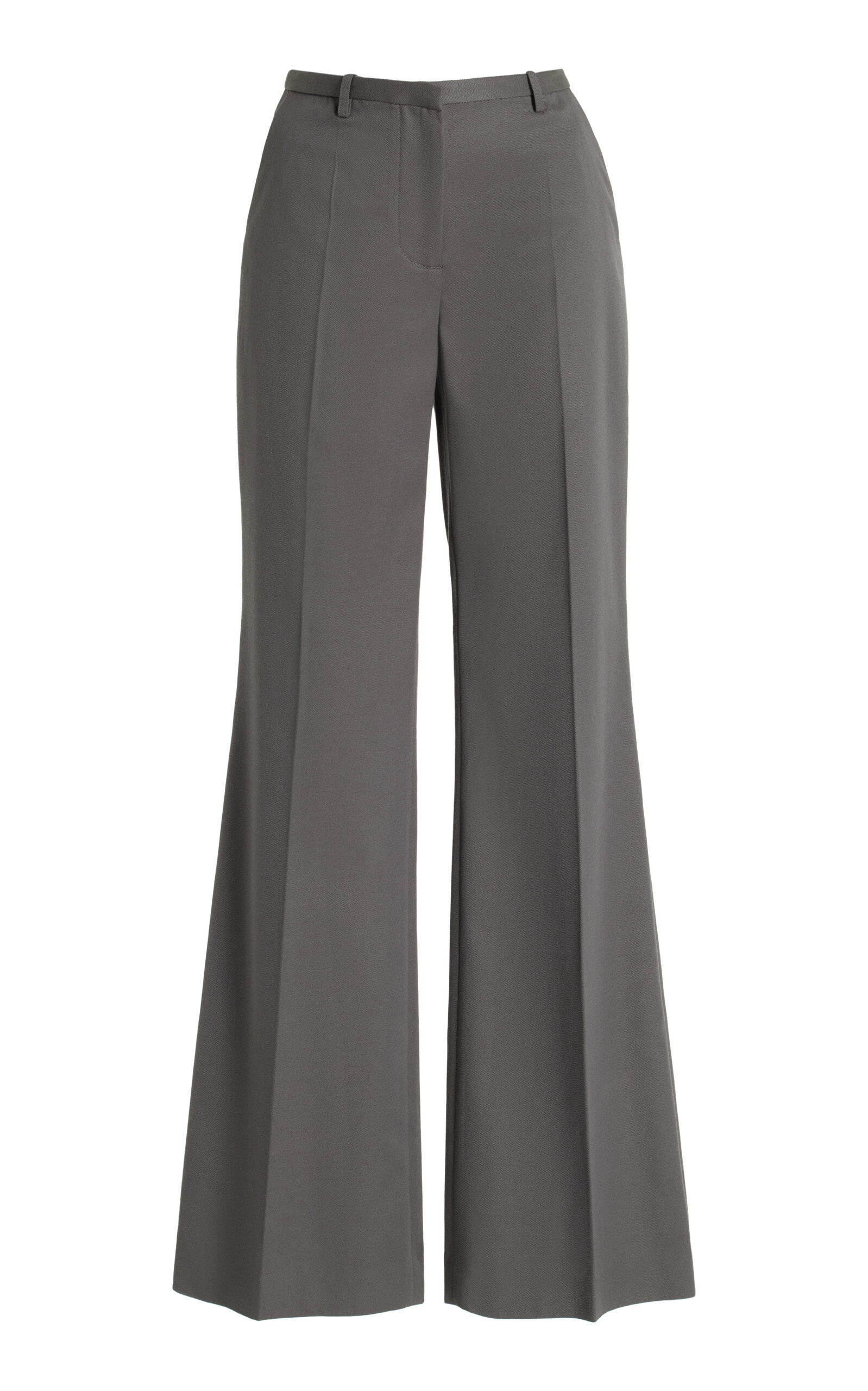 The Frankie Shop - Lyra Suiting Flared Pants - Grey - XS - Moda Operandi | Moda Operandi (Global)