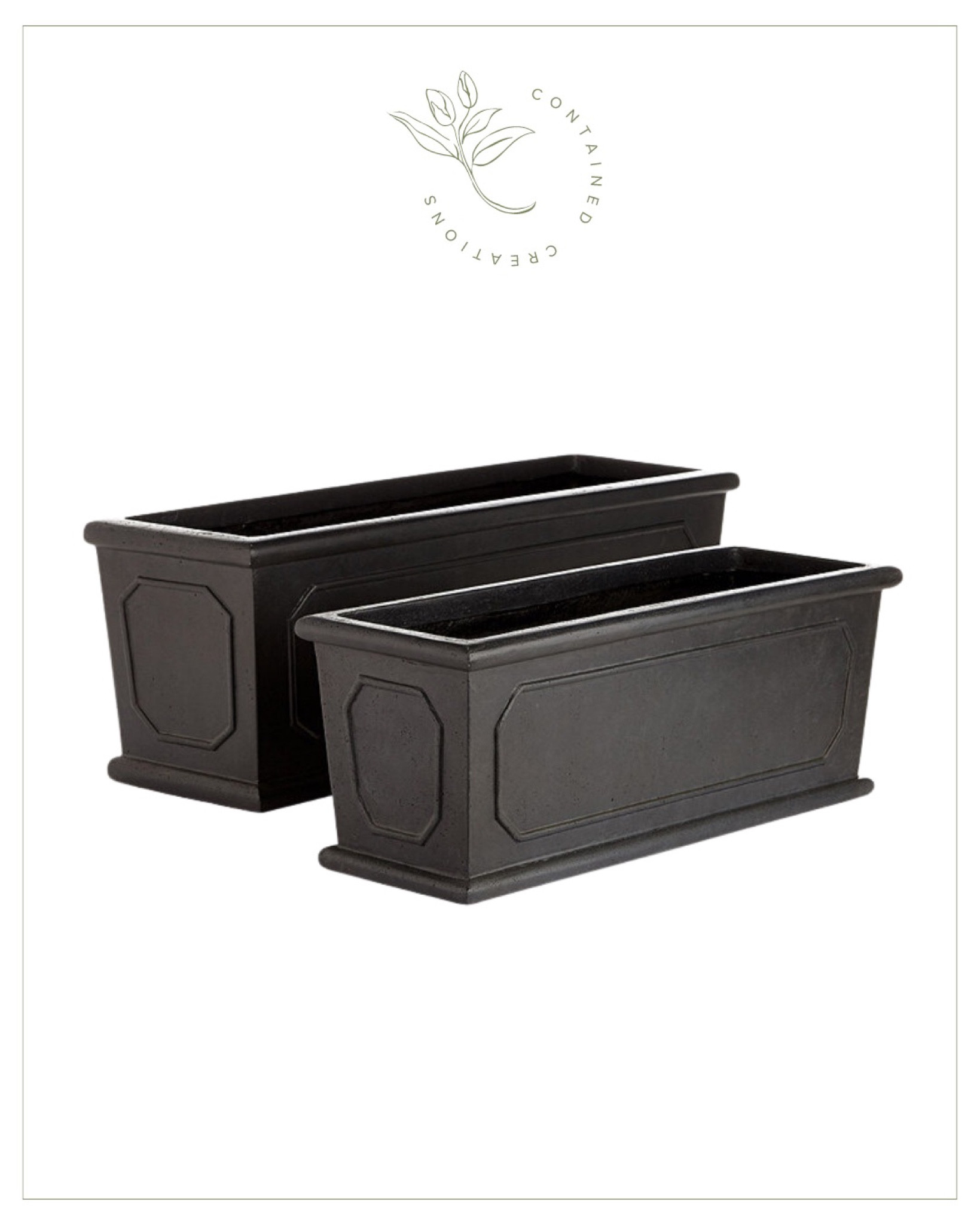 Lightweight trough planters perfect  for narrow spaces!

#LTKhome #LTKFind #LTKSeasonal