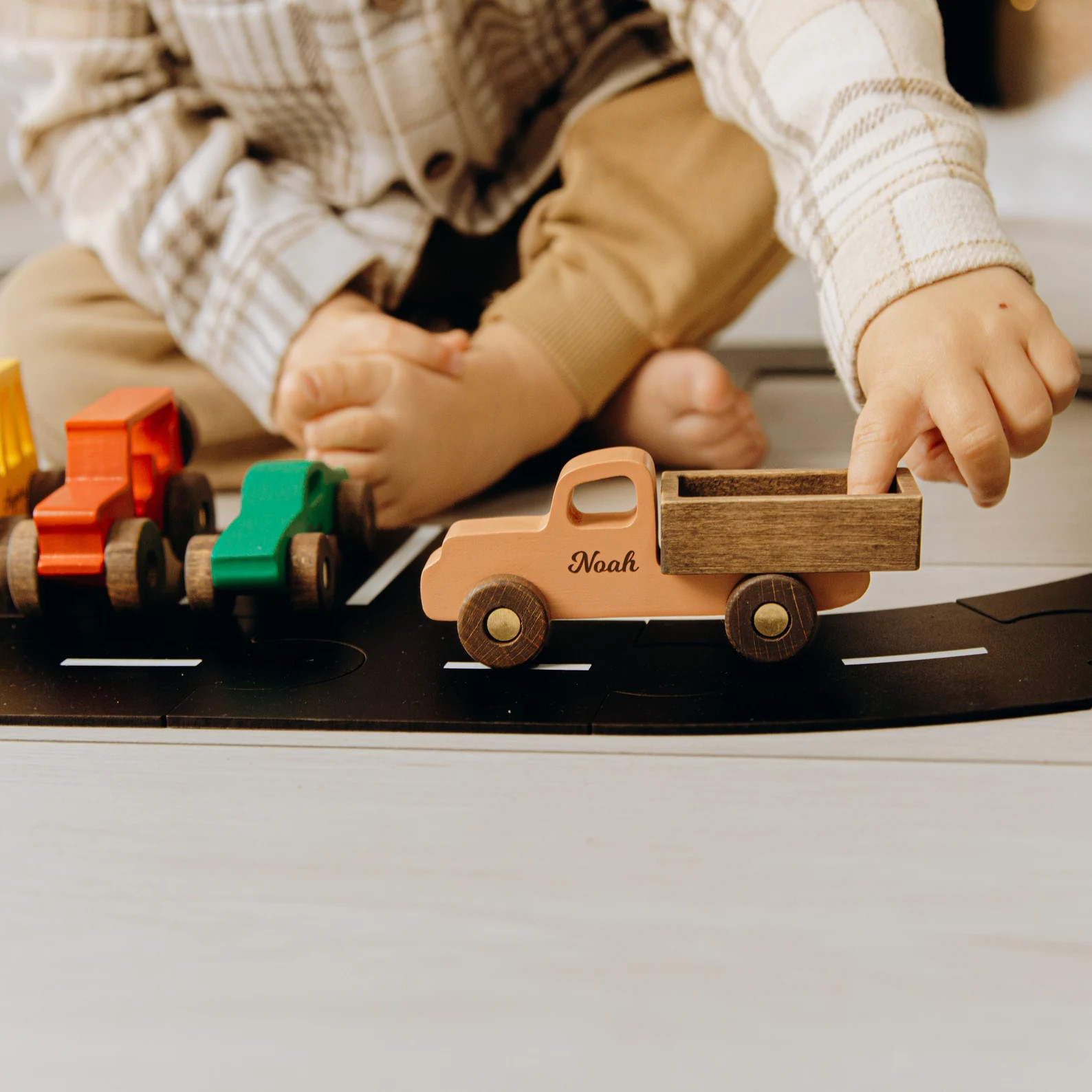 Personalized Toy Cars. Wooden Toys for Kids. Farm Truck With Name. Sensory Toddler Toys. Custom B... | Etsy (US)