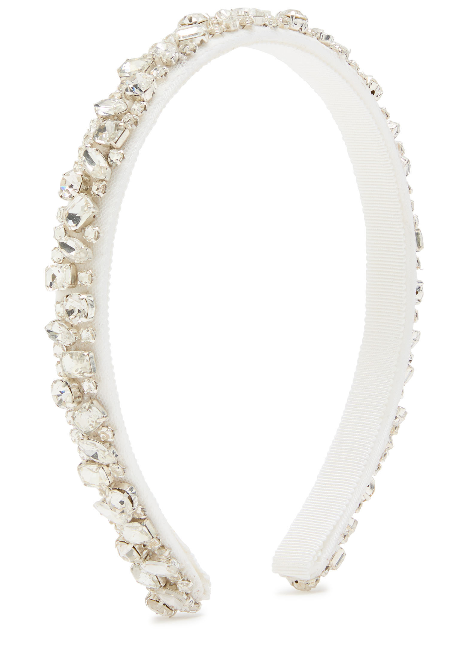 Czarina crystal-embellished silk headband | Harvey Nichols