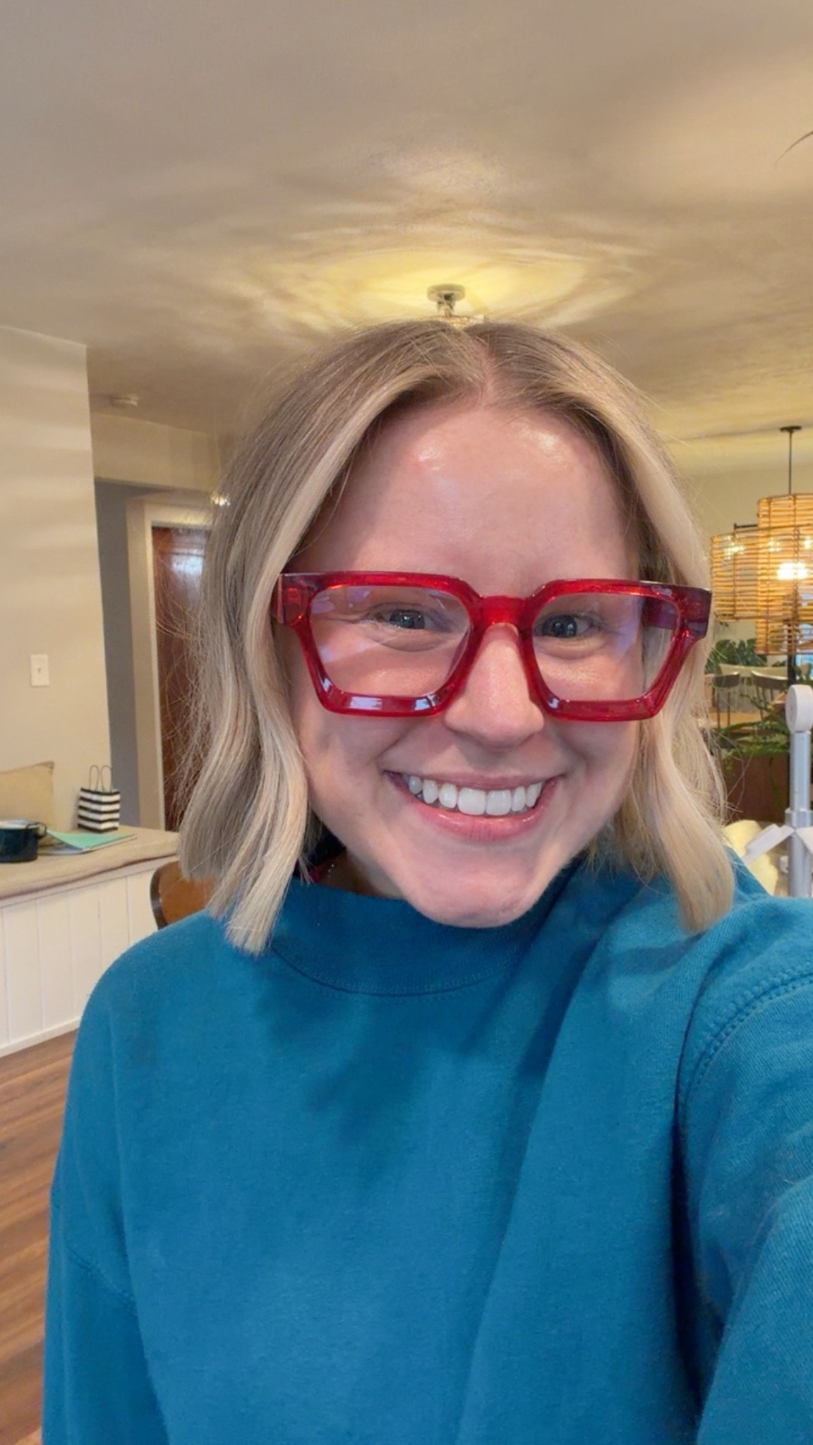 My FAVORITE blue light glasses!!! Love this red, but also comes in so many fun colors!!!