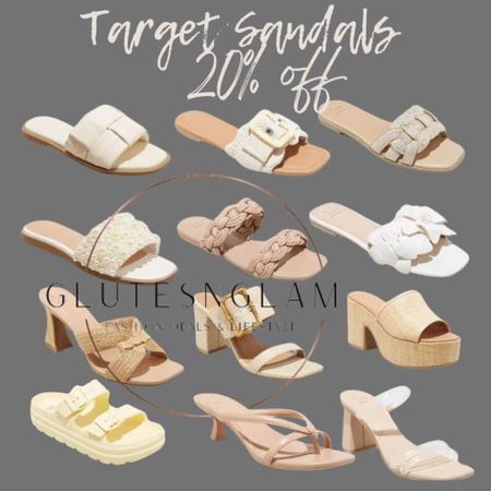 Summer sandals are on sale 20% off, designer inspired sandals, Target style, Target sandals, vacation style  

#LTKSummerSales #LTKShoeCrush #LTKSaleAlert