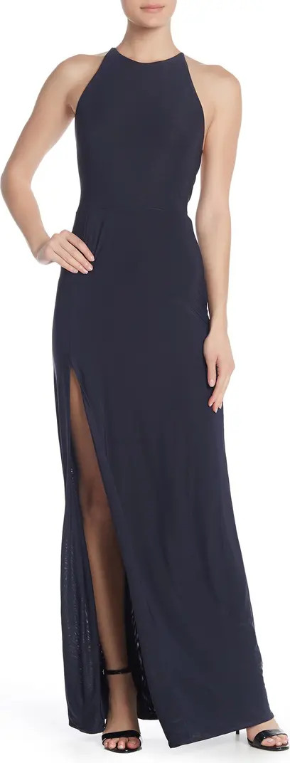 Slinky Halter Maxi Dress | Nordstrom Rack