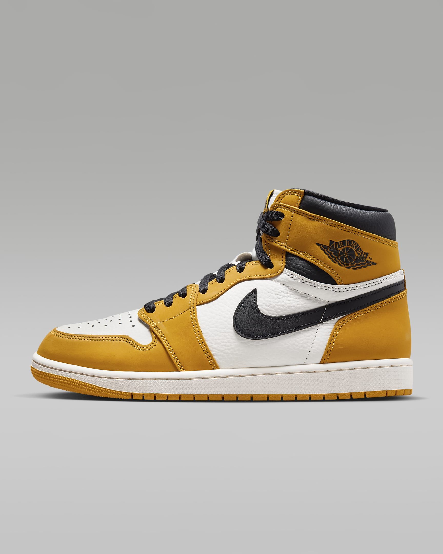 Air Jordan 1 Retro High OG "Yellow Ochre" Men's Shoes. Nike.com | Nike (US)
