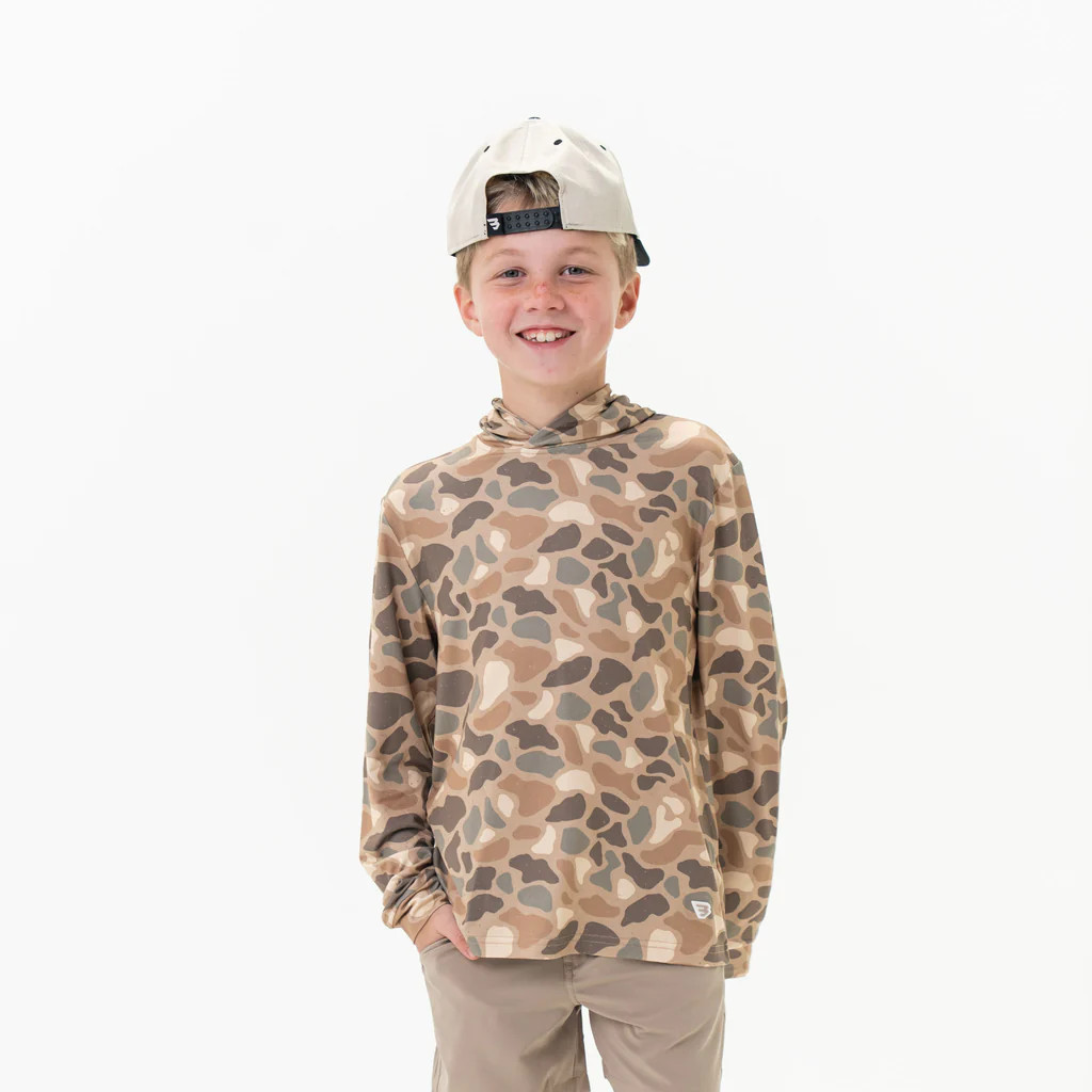 Youth Performance Hoodie - Pintail Camo | BURLEBO
