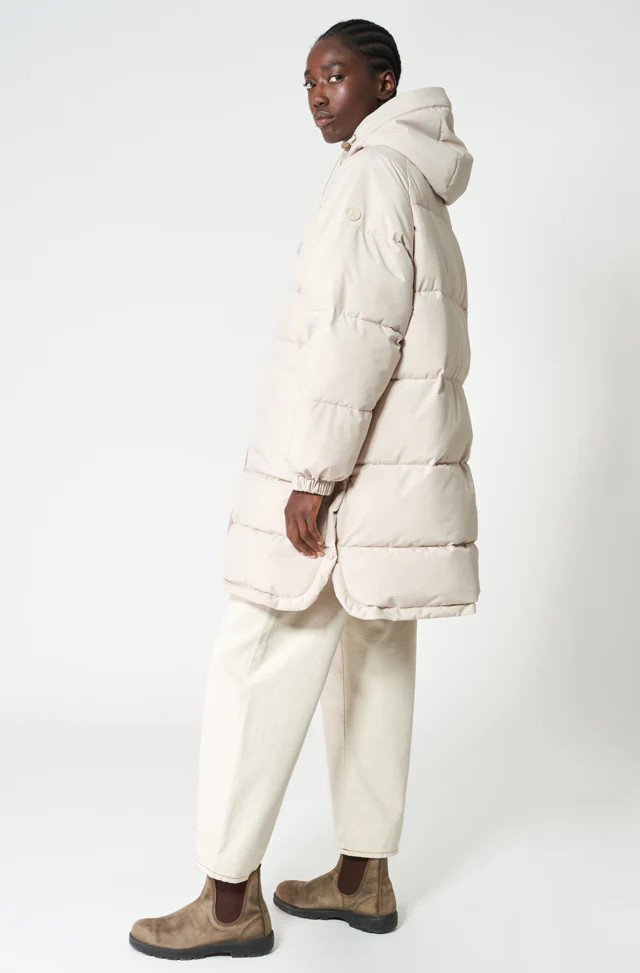 Lumi Puffer Coat Peyote White | Tanta Wear