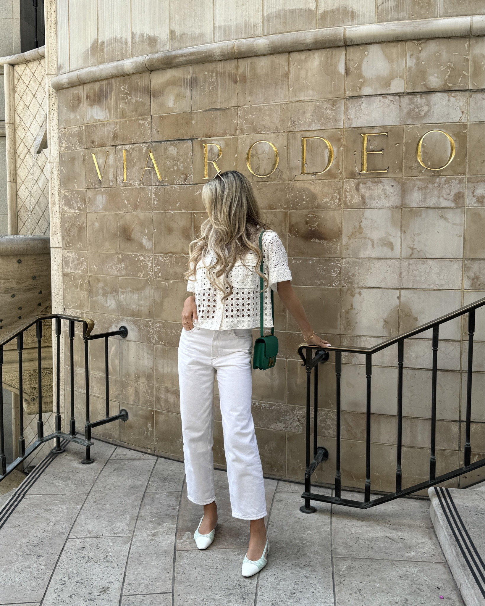 All ivory white look for a chic day in the city. White embroidered Zimmermann top and white straight pants 🤍 wearing a size 1 in the top and size 26 in the pants - I recommend sizing down 1 size from your regular size as they are very oversized ✨

#LTKWorkwear #LTKStyleTip #LTKTravel