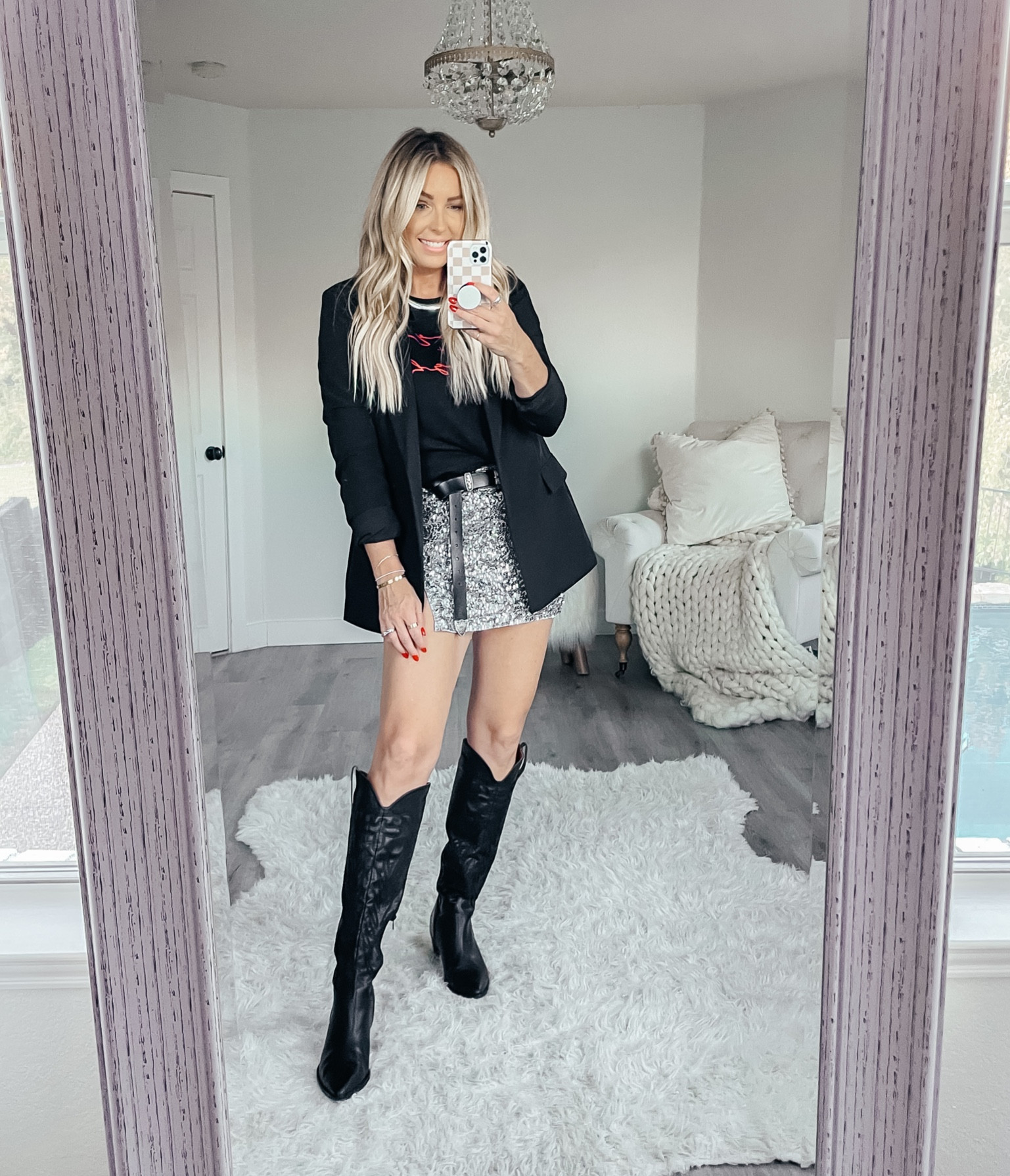 Holiday party outfit . Sized up to a large in the skirt skirt and large sweater. Blazer fits TTS, westing medium. Wedding guest dress. Fall wedding guest. Christmas party. . Workwear. Holiday party. Christmas outfit for kids. Christmas party. Wedding guest dress. Family photos outfit. Christmas family photos
 


#LTKHolidaySale #LTKHoliday #LTKGiftGuide