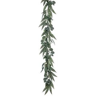 SULLIVANS 72" Artificial Green California Eucalyptus Garland CEUCGD - The Home Depot | The Home Depot