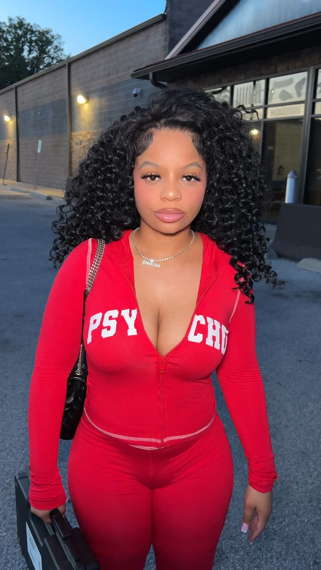 I am Gia two piece blare set had me covered at the fun range today! 
This set is stretchy, superrrr soft, and great for spring it’s not thick material! 
Storytime: ladies please protect yourself learn self defense it saved my life! 

#LTKootd #LTKdayinmylife #LTKstorytime