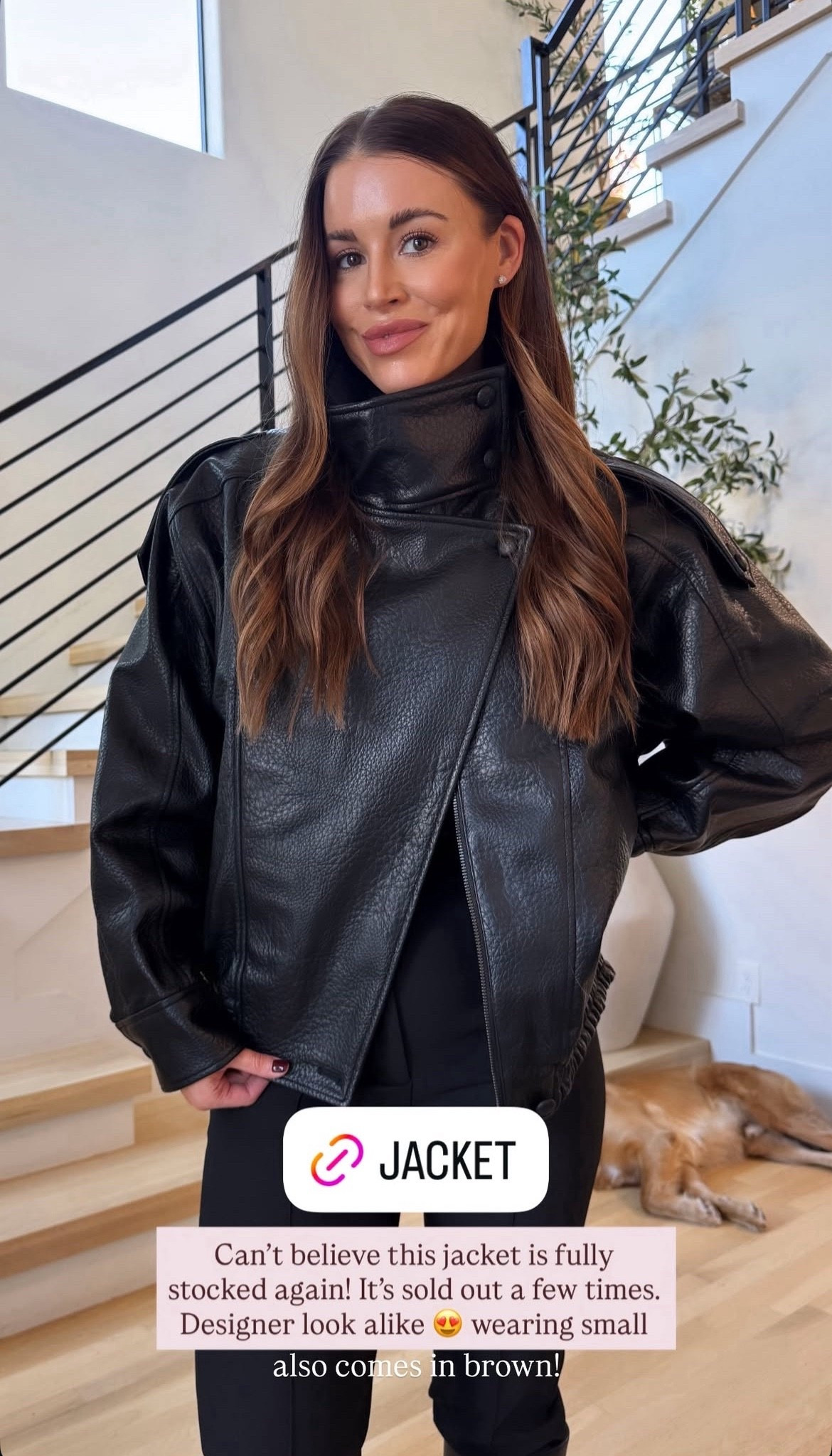 I’ll be shocked if this stays in stock much longer because this looks identical to a designer leather jacket!!

I love the high neck detail on this one, with the buttons. It’s a full zip as well. Multiple ways to wear and styles this jacket!

Zara outfits
Winter outfits
Winter jackets
Faux leather jackets 
Outfit ideas
Black outfit
Stirrup pants

#LTKdayinmylife #LTKootd #LTKgrwm