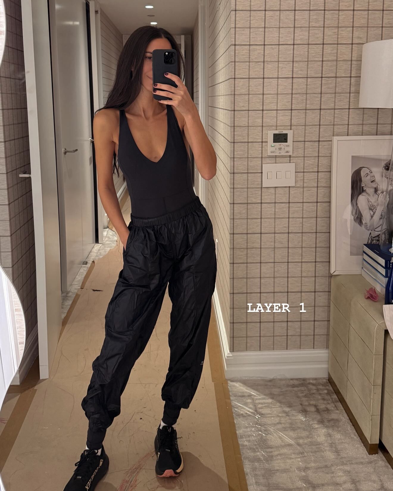 All black workout layers 🖤