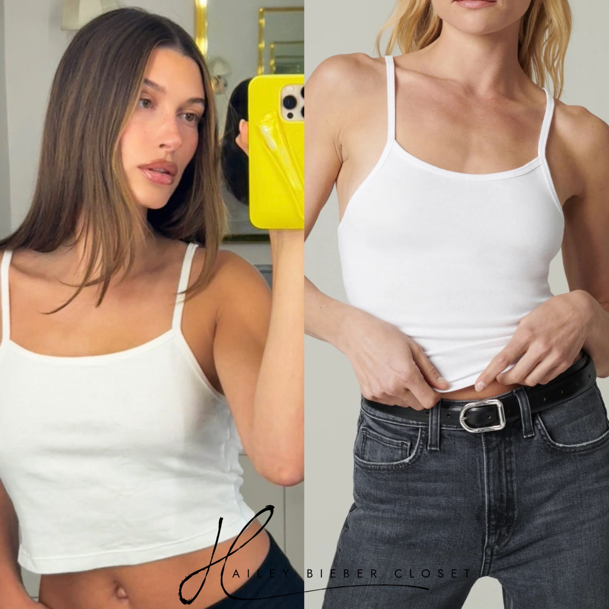 Hailey Bieber wears #JoesJeans The Everyday Tank ($68.00).

#HaileyBieber #HaileyBieberCloset #HaileyBieberStyle #Fashion #StreetStyle #StreetWear #Style 