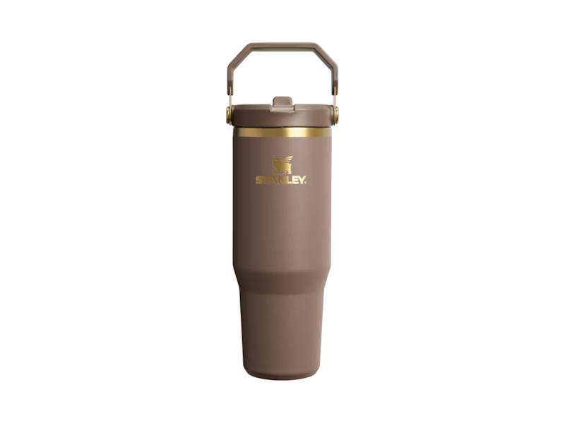 Stanley The IceFlow Flip Straw 30oz Tumbler in Espresso Gold | StockX