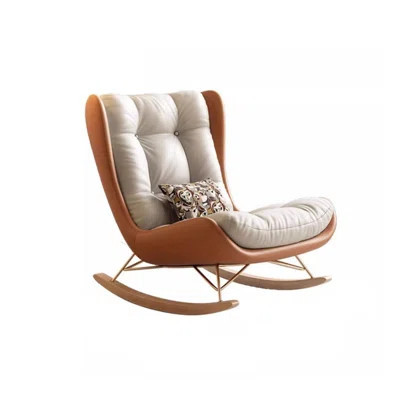 Light Luxury Technology Cloth Rocking Chair Rocking Chair | Wayfair North America