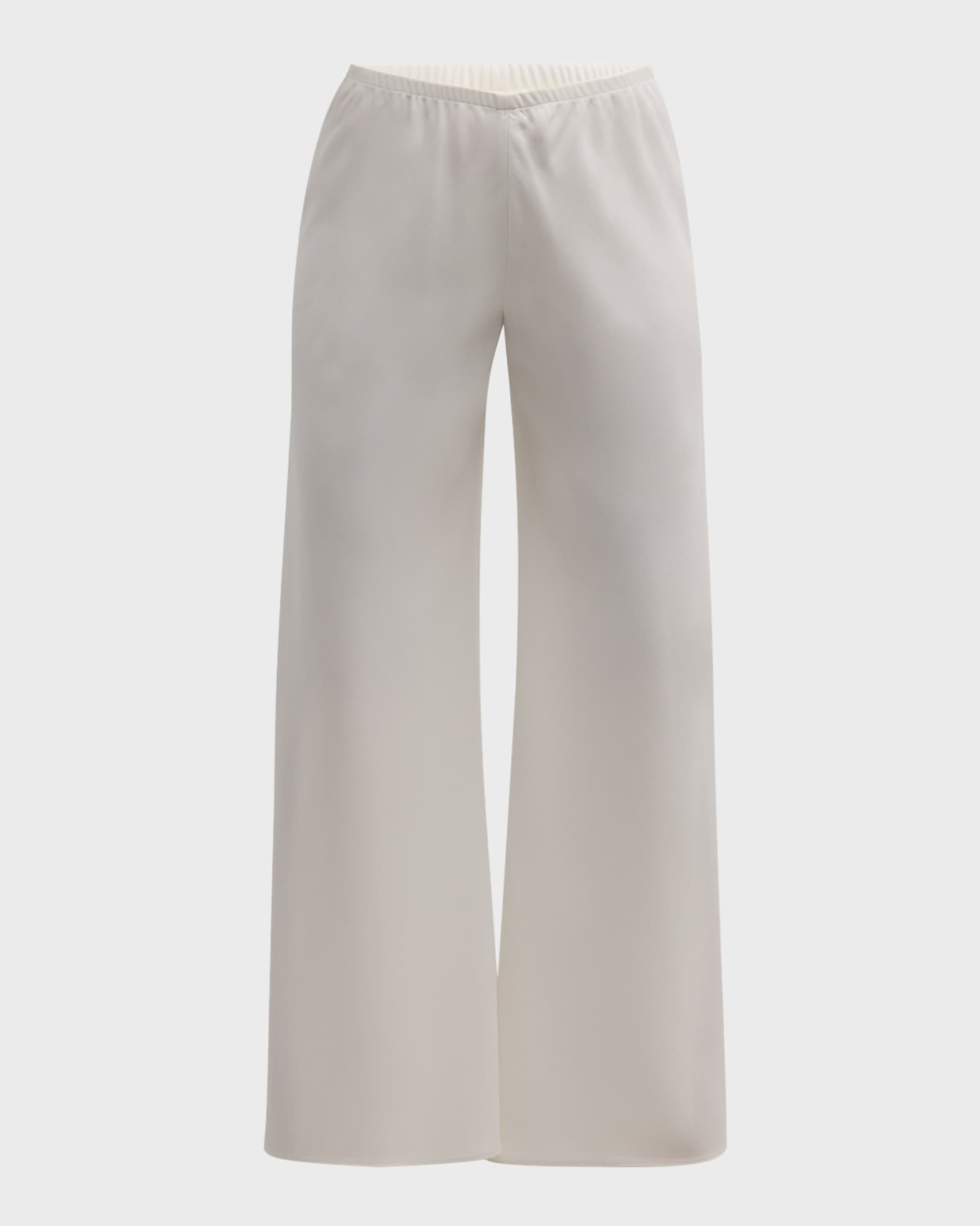 Gala Wide-Leg Crepe Pants | Neiman Marcus