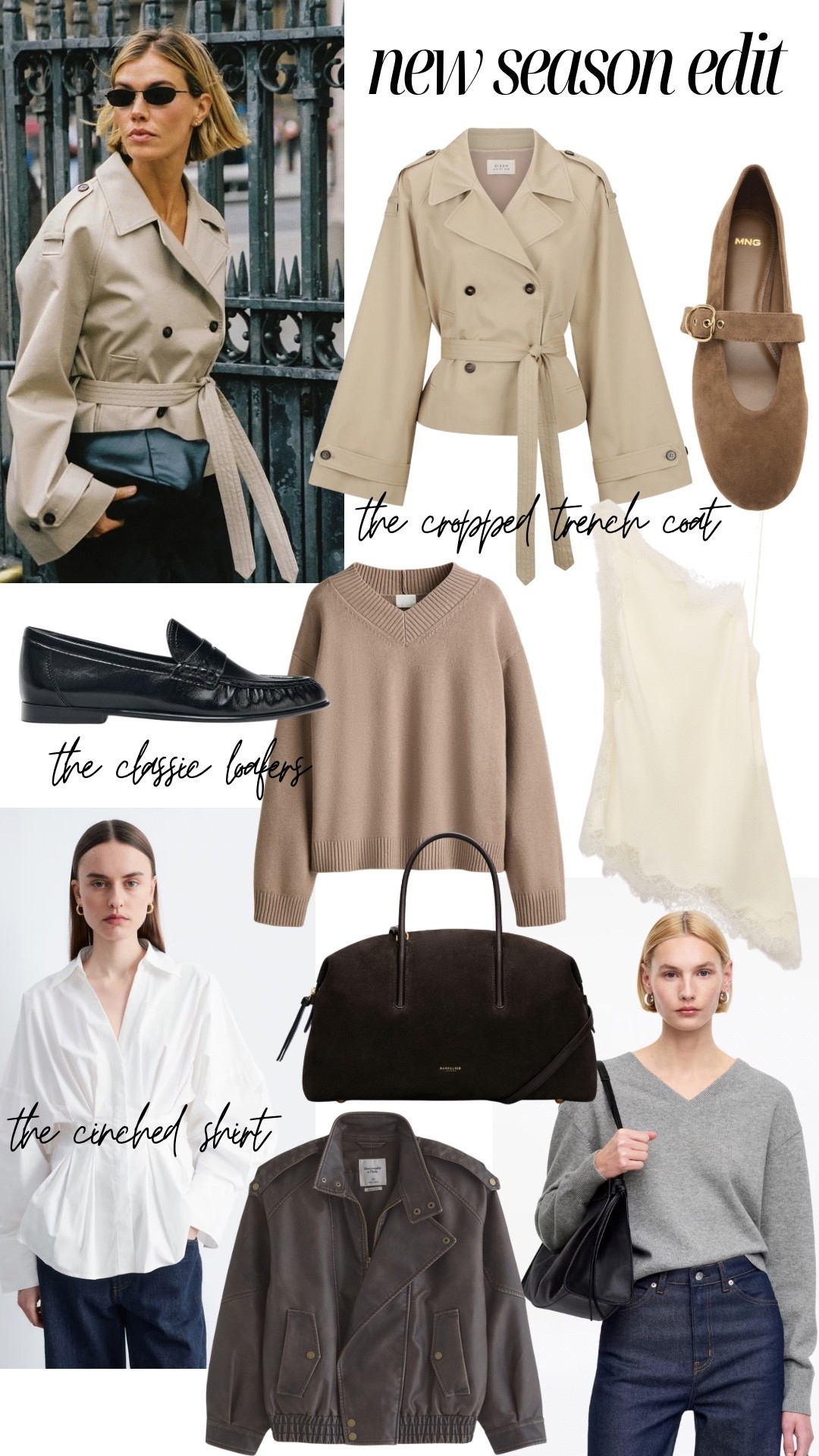 The new season edit 🖤 pieces I’ve got my eye on for spring & a few pieces I’ve already purchased 

Spring edit, spring new in, Zara, mango, ARKET, DISSH, high street finds 

#LTKuk #LTKstyletip #LTKspring