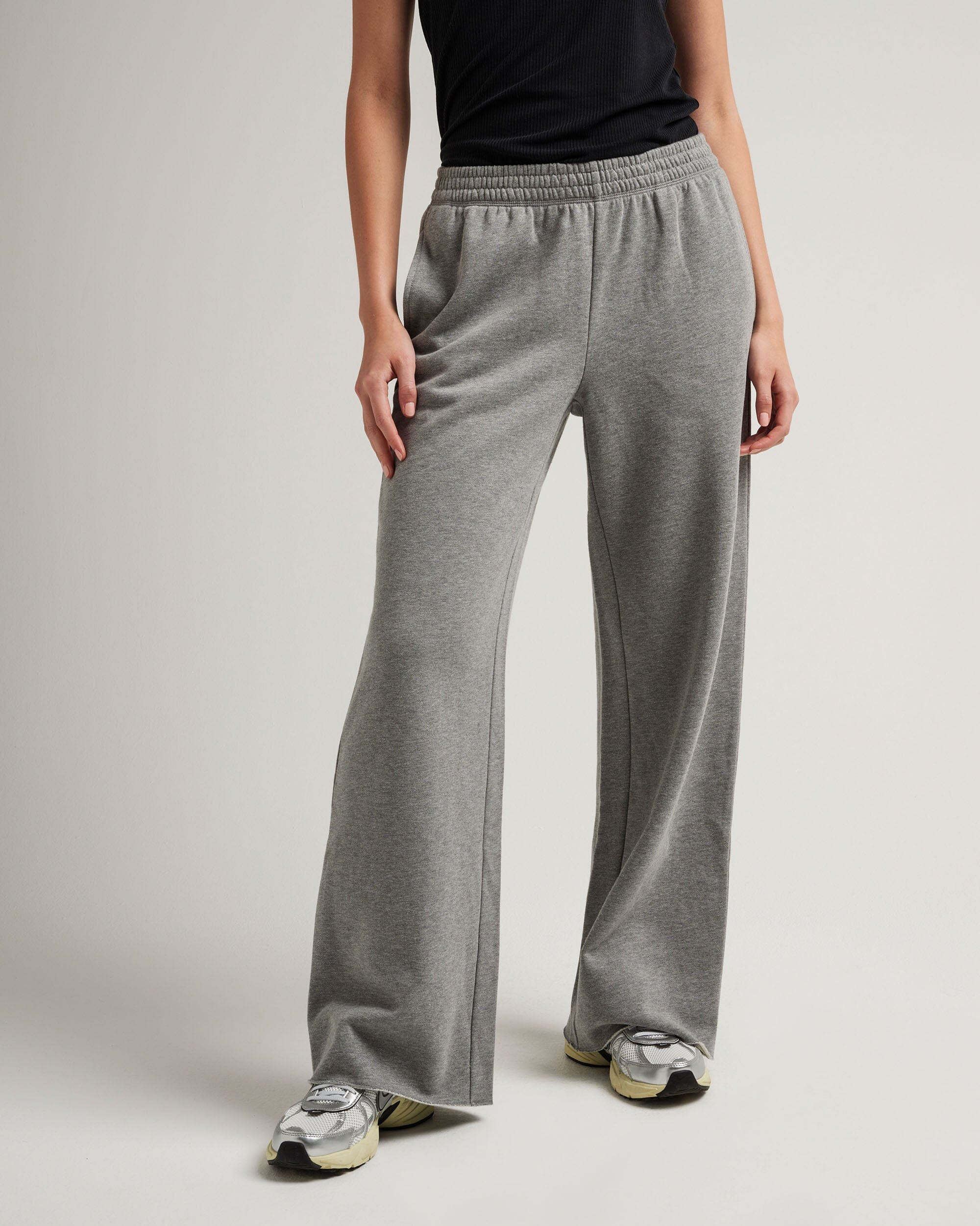 The Recycled Fleece Wide Leg Sweatpant | Andie Swim