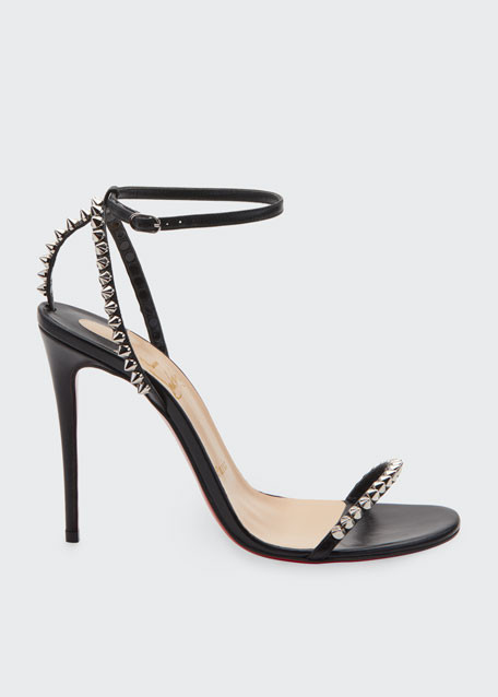 Christian Louboutin So Me Spike Red Sole Sandals | Bergdorf Goodman