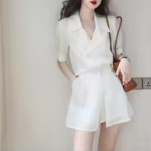 Oversized Women's Suits Short Sleeve Blazer Suits Fried Street Jacket Shorts 2 Piece Short Set Wi... | AliExpress (US)