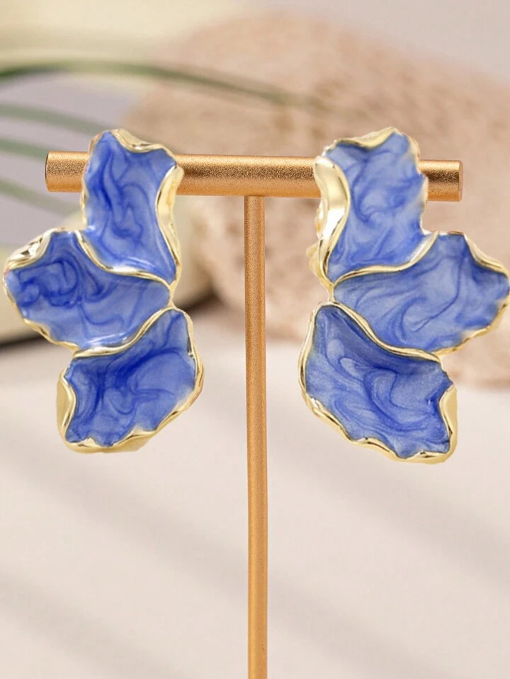 Elegant Flower Earrings For Women Valentines | SHEIN