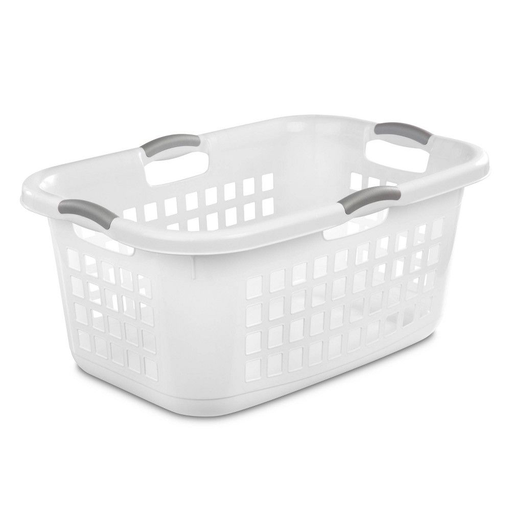 2 Bushel Capacity Single Laundry Basket White - Room Essentials | Target