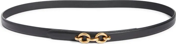 Link Buckle Calfskin Leather Belt | Nordstrom